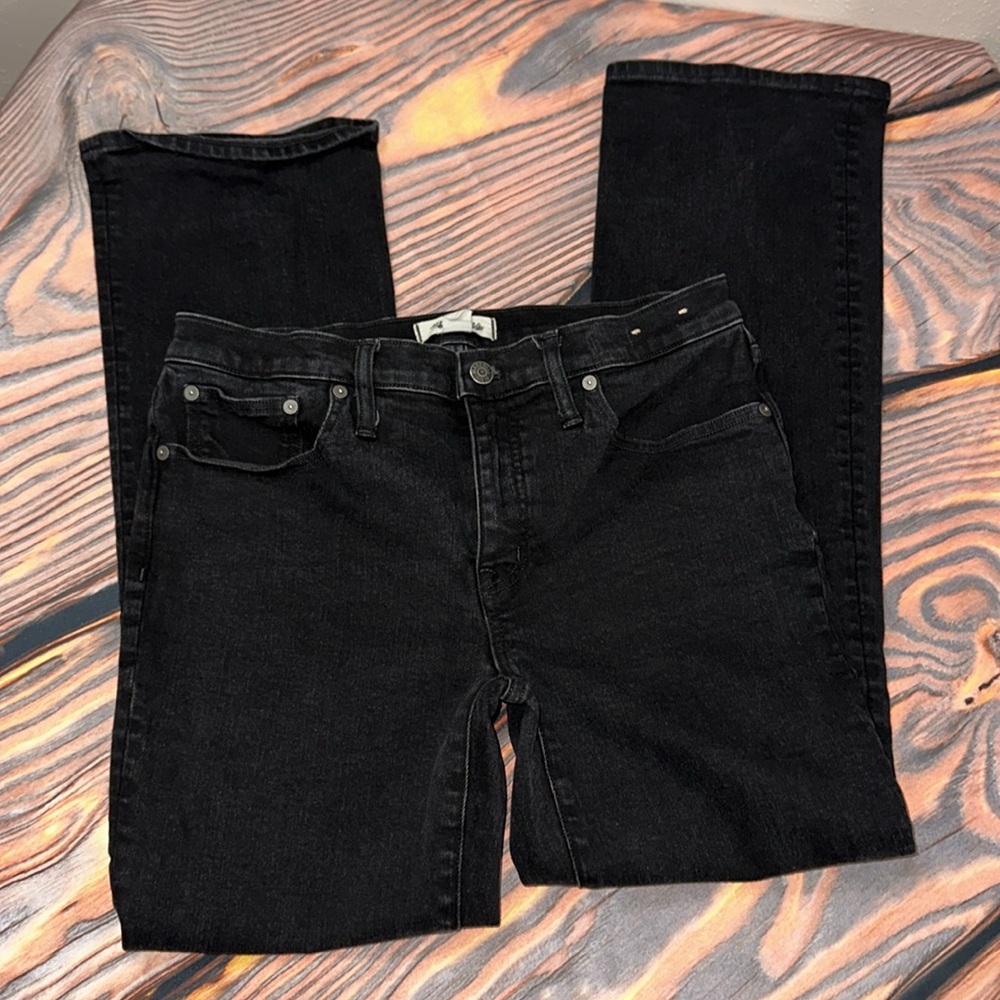Madewell Kick Out Full Length Jeans Black - Picture 3 of 5